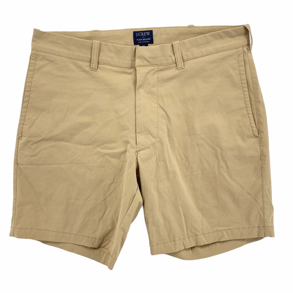 J. Crew Factory Flex Reade Tan Khaki Shorts